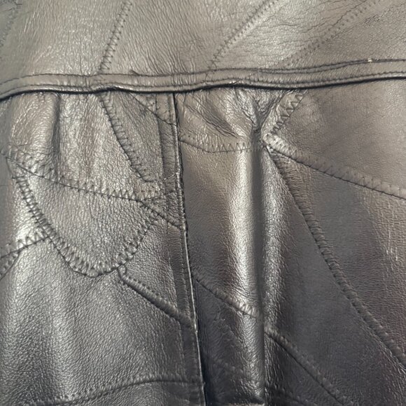 D-Day Anniversary Genuine Leather Bomber Jacket - Picture 6 of 7